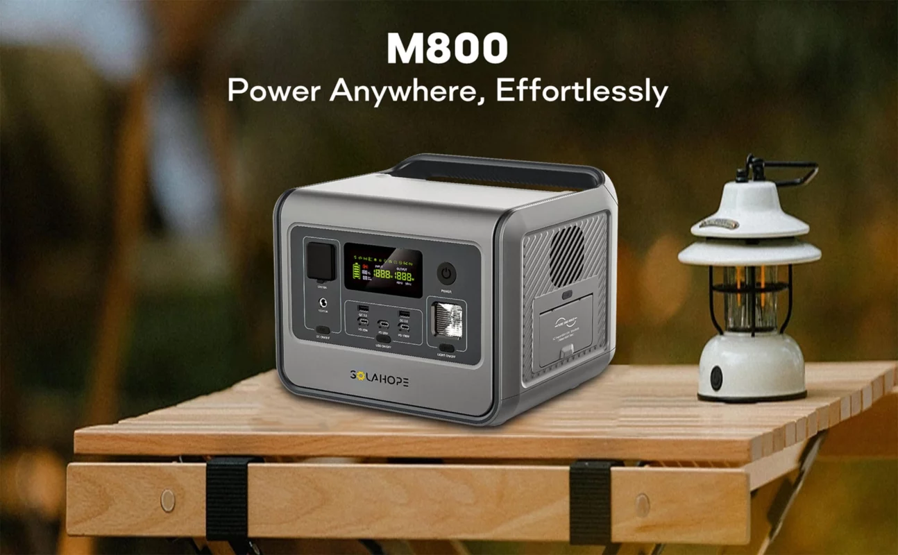 Solahope M800 Portable Power Station 800w power 512wh capacity