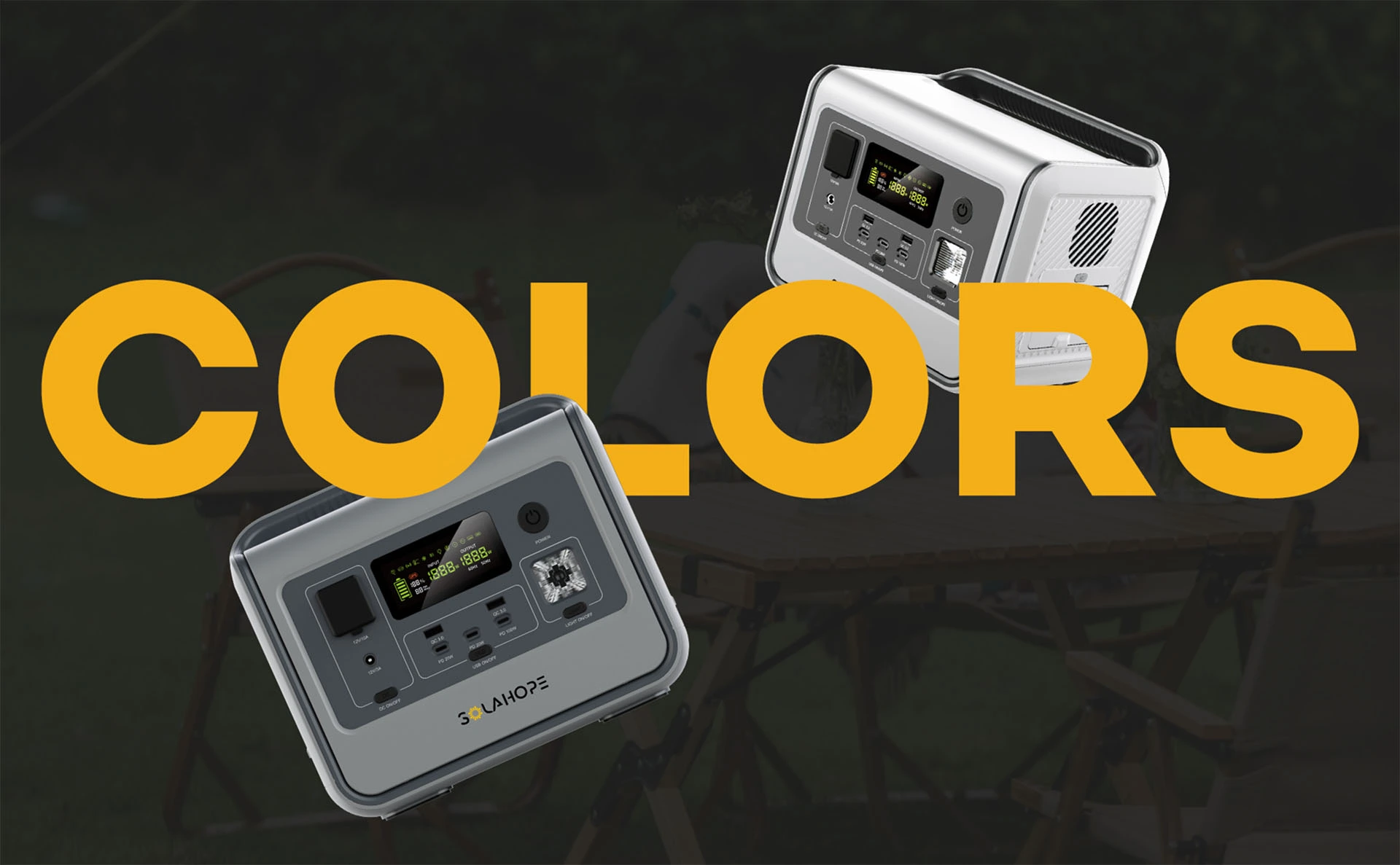 Solahope M800 Portable Power Station 800w power 512wh capacity 2 colors available