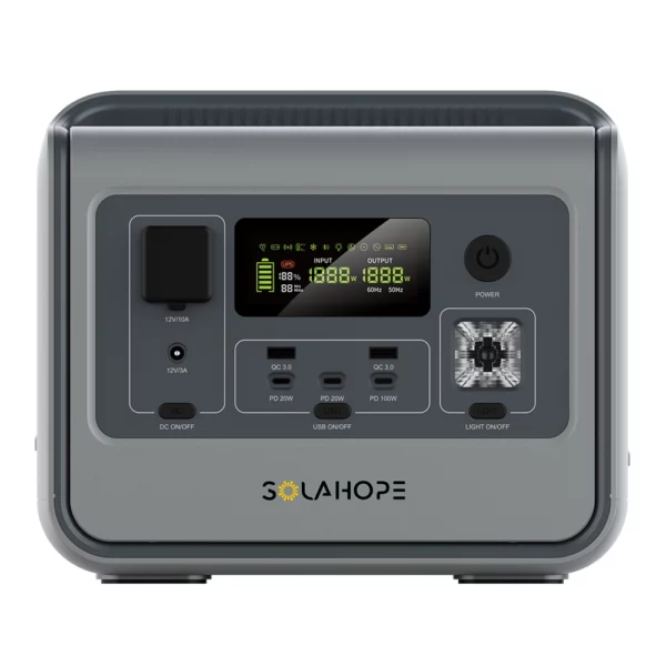 Solahope M800 Portable Power Station 800w power 512wh capacity