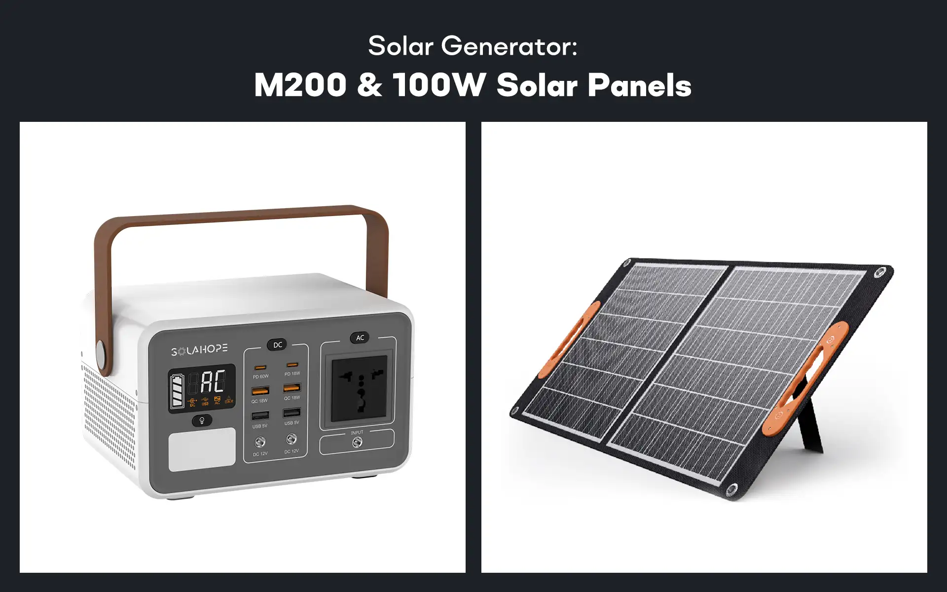 solahope m200 portable power station 