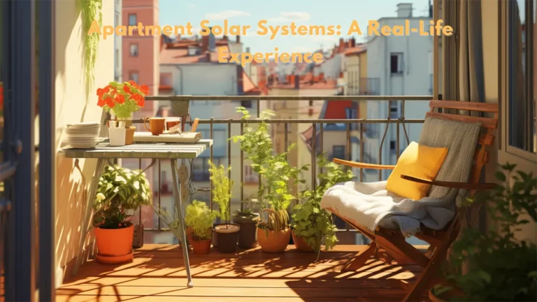 Apartment Solar Systems A RealLife Experience