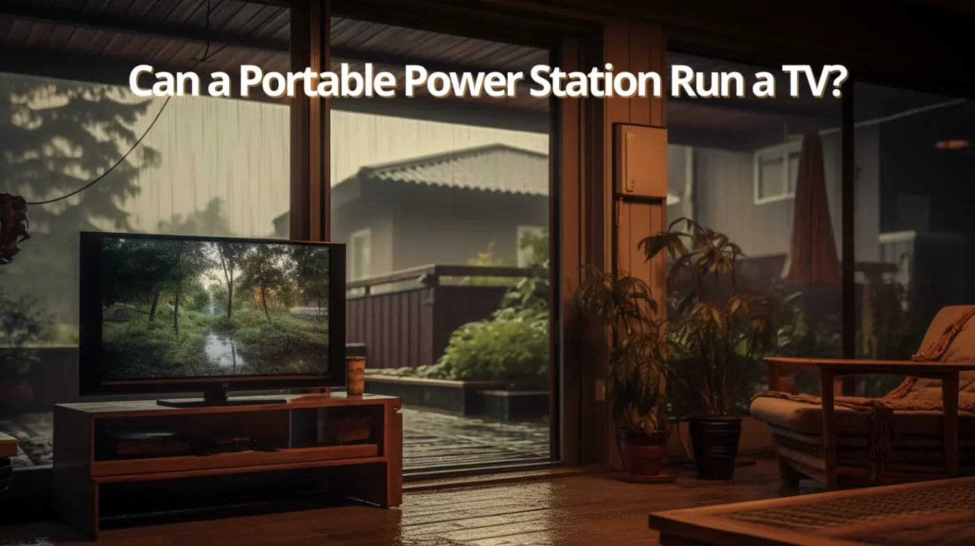 Can a Portable Power Station Run a TV