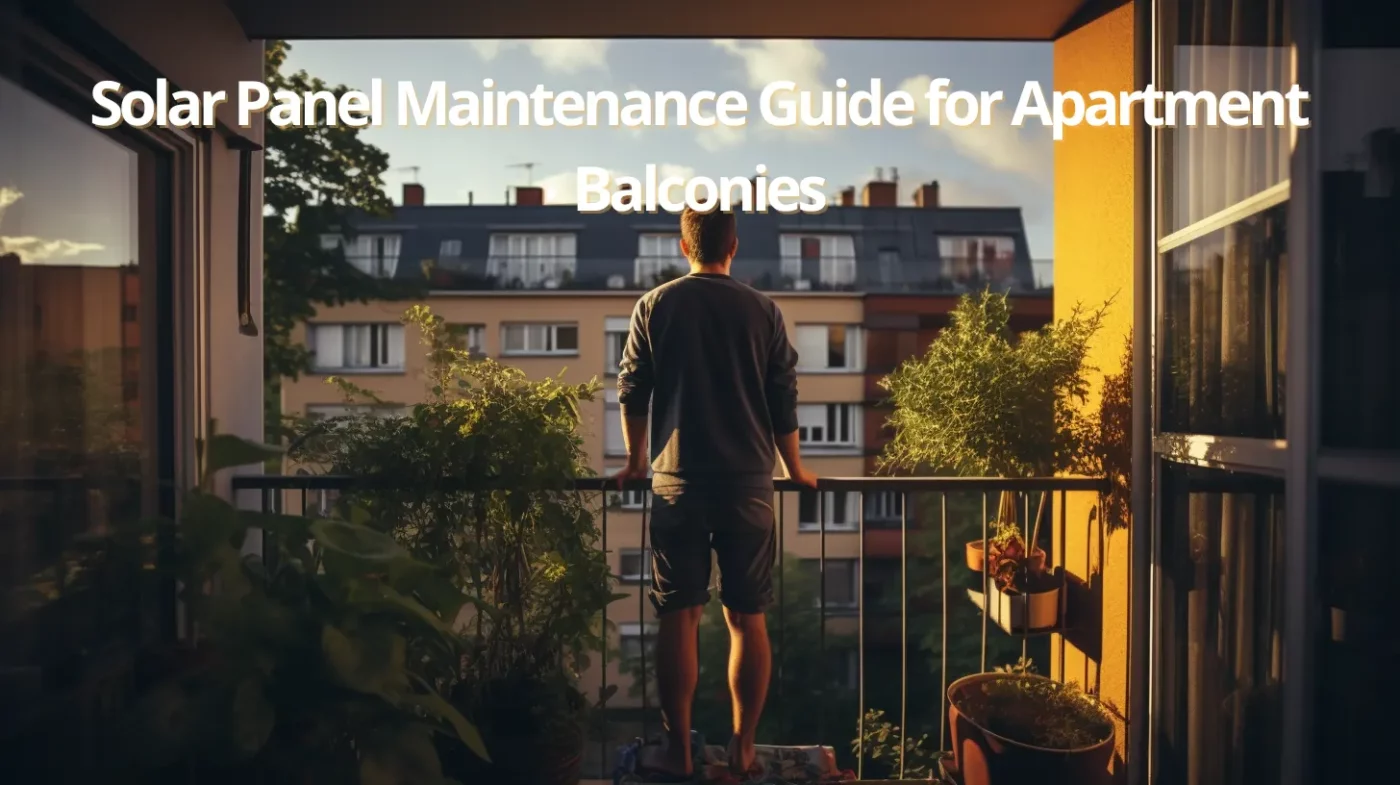 Solar Panel Maintenance Guide for Apartment Balconies