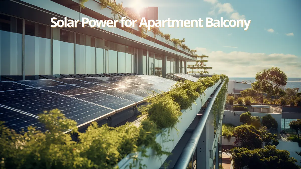 Solar Power for Apartment Balcony