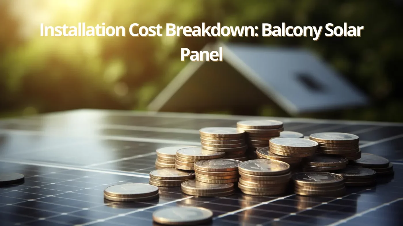 balcony solar panel installation cost