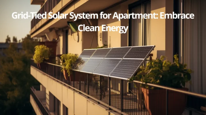 Grid-Tied Solar System for Apartment: Embrace Clean Energy